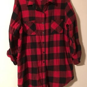 Long sleeve plaid shirt